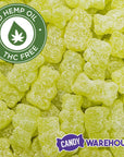 Eddy Edibles Sour Mojito CBD Gummies THC Free 600mg: 30 Gummy Bears - Candy Warehouse