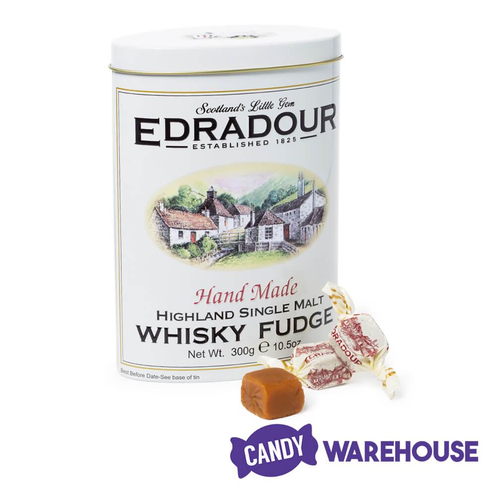 Edradour Highland Single Malt Whisky Fudge: 8.8 Ounce Tin - Candy Warehouse