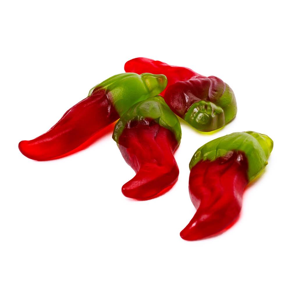 Efrutti Gummy Jalapeno Peppers Candy: 1KG Bag - Candy Warehouse