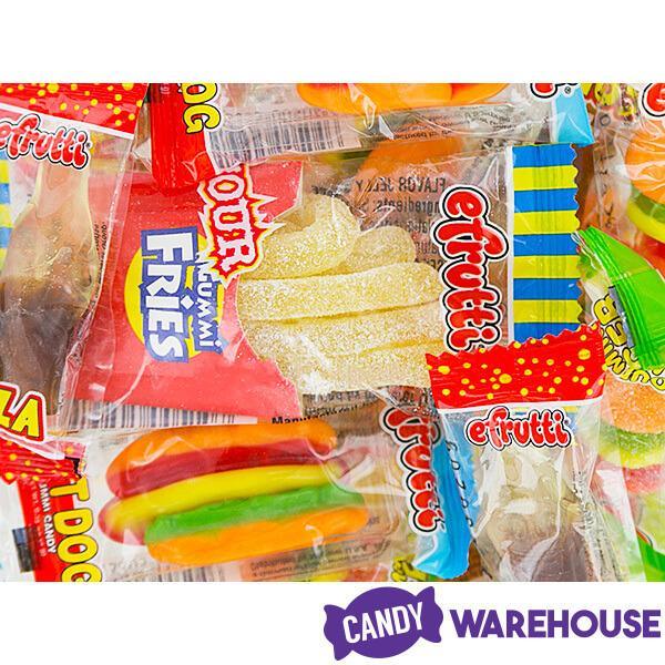 Efrutti Gummy Lunch Candy: 70-Piece Bag - Candy Warehouse