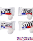 Election Vote Wrapped Buttermint Creams: 1000-Piece Case