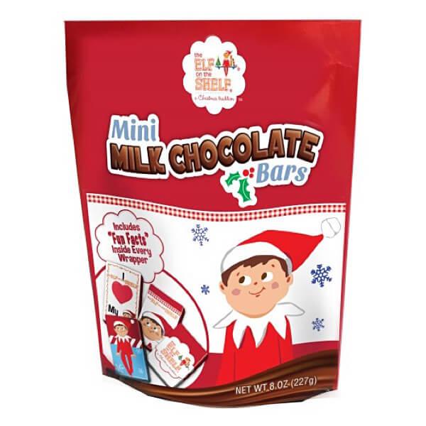 Elf on the Shelf Mini Milk Chocolate Bars: 15-Piece Bag