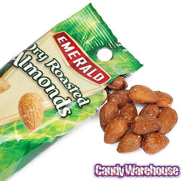 Emerald Dry Roasted Almonds 1.5-Ounce Bags: 12-Piece Box - Candy Warehouse