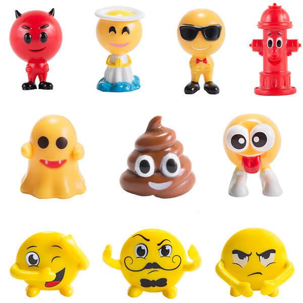 Emoji ChocoTreasure Surprise Eggs with Toy Inside: 12-Piece Box