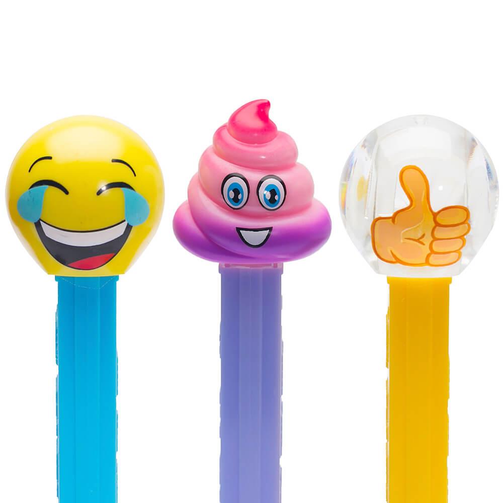 Emoji PEZ Candy Packs: 12-Piece Display - Candy Warehouse