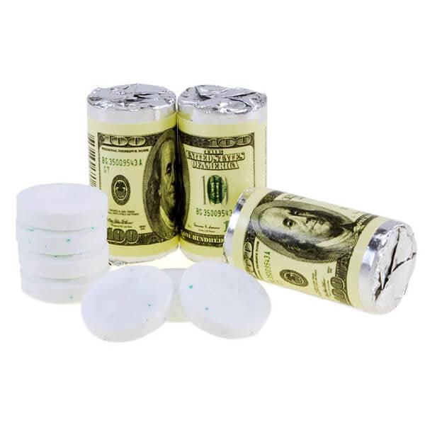 Espeez Money Mints Rolls: 100-Piece Tub - Candy Warehouse