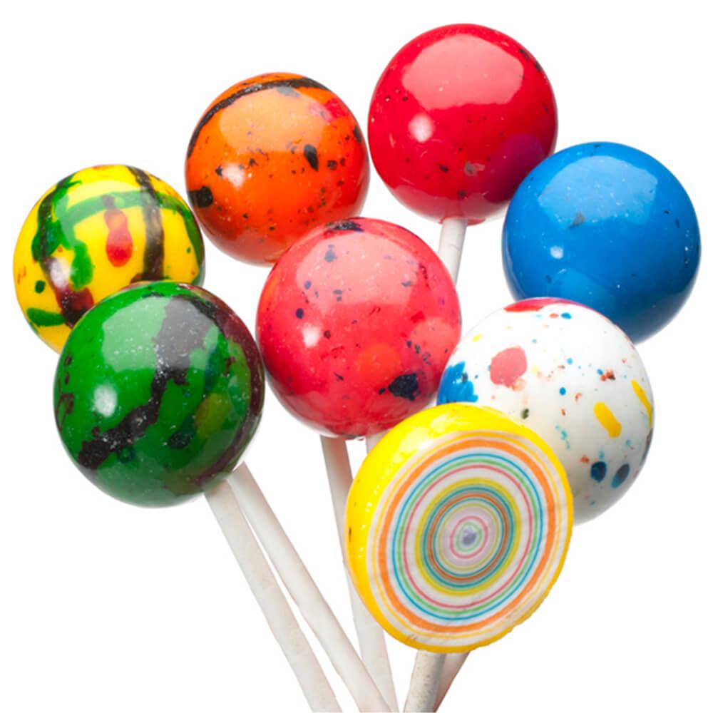 Espeez Paintball Pops Giant Jawbreaker Suckers: 24-Piece Box - Candy Warehouse