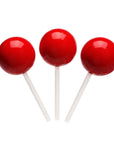 Espeez Paintball Pops Giant Jawbreaker Suckers - Red: 12-Piece Bag - Candy Warehouse