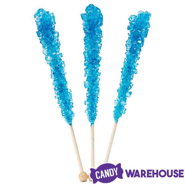 Espeez Rock Candy Crystal Sticks - Blue: 36-Piece Tub - Candy Warehouse