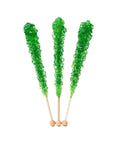 Espeez Rock Candy Crystal Sticks - Green: 36-Piece Tub - Candy Warehouse