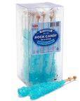 Espeez Rock Candy Crystal Sticks - Light Blue Cotton Candy: 12-Piece Box