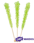 Espeez Rock Candy Crystal Sticks - Light Green: 36-Piece Tub - Candy Warehouse