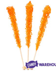 Espeez Rock Candy Crystal Sticks - Orange: 36-Piece Tub - Candy Warehouse