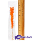 Espeez Rock Candy Crystal Sticks - Orange: 36-Piece Tub - Candy Warehouse