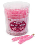 Espeez Rock Candy Crystal Sticks - Pink: 36-Piece Tub