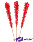 Espeez Rock Candy Crystal Sticks - Red: 36-Piece Tub - Candy Warehouse