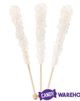 Espeez Rock Candy Crystal Sticks - White Sugar: 12-Piece Box