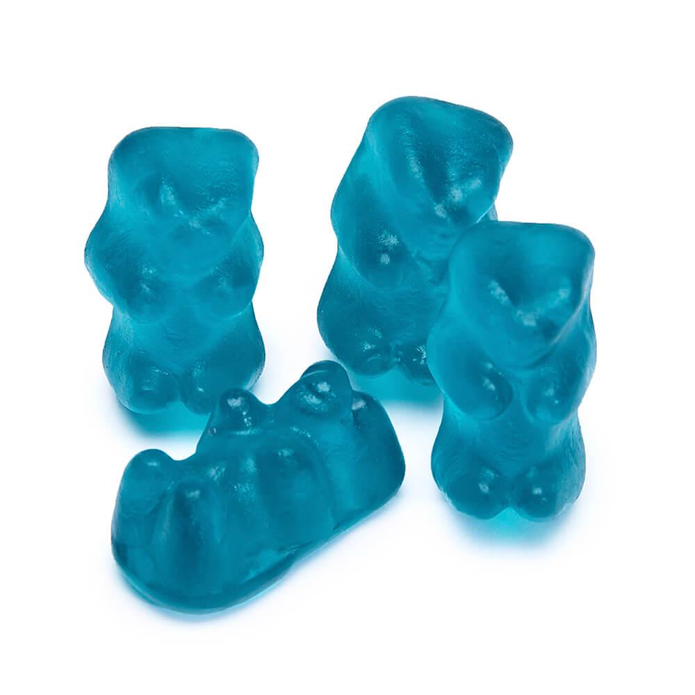 European Style Gummy Bears - Blue Raspberry: 2LB Bag - Candy Warehouse