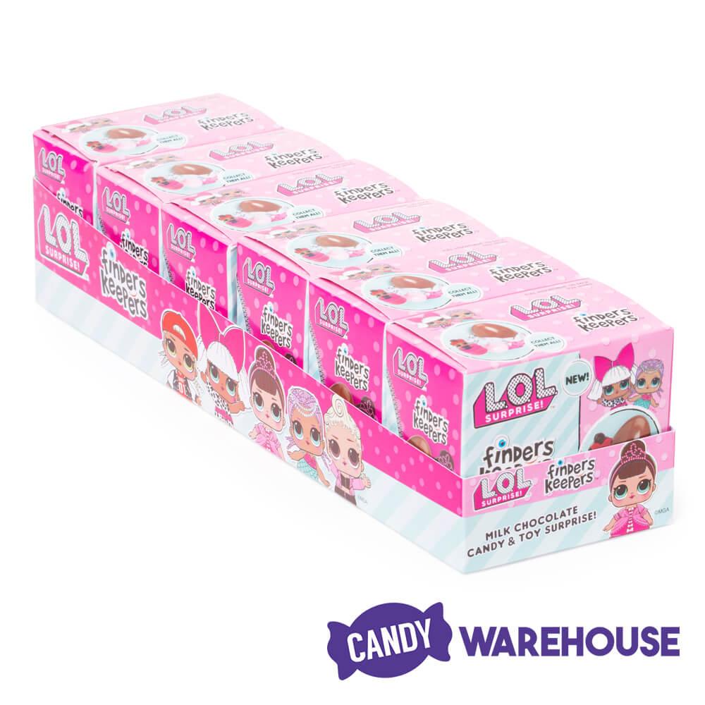 Finders Keepers LOL Surprise Milk Chocolate Egg: 6-Piece Box - Candy Warehouse