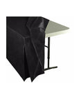 Fitted Table Cover For Standard 6-Foot Rectangular Table - Black - Candy Warehouse