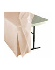 Fitted Table Cover For Standard 6-Foot Rectangular Table - Cream - Candy Warehouse