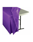 Fitted Table Cover For Standard 6-Foot Rectangular Table - Purple - Candy Warehouse