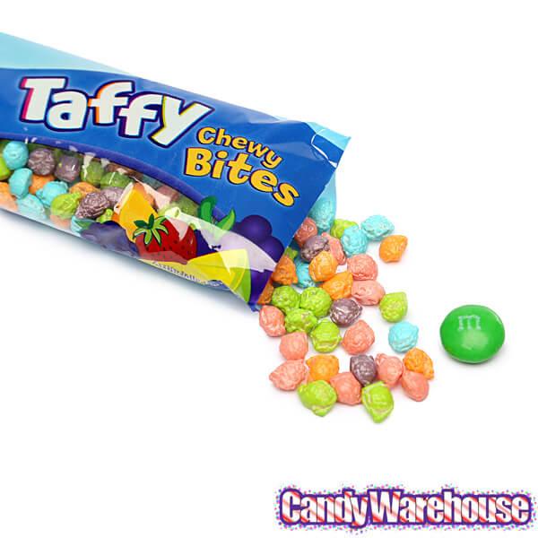 Fla-Vor-Ice Taffy Chewy Bites Candy Bags: 20-Piece Display - Candy Warehouse