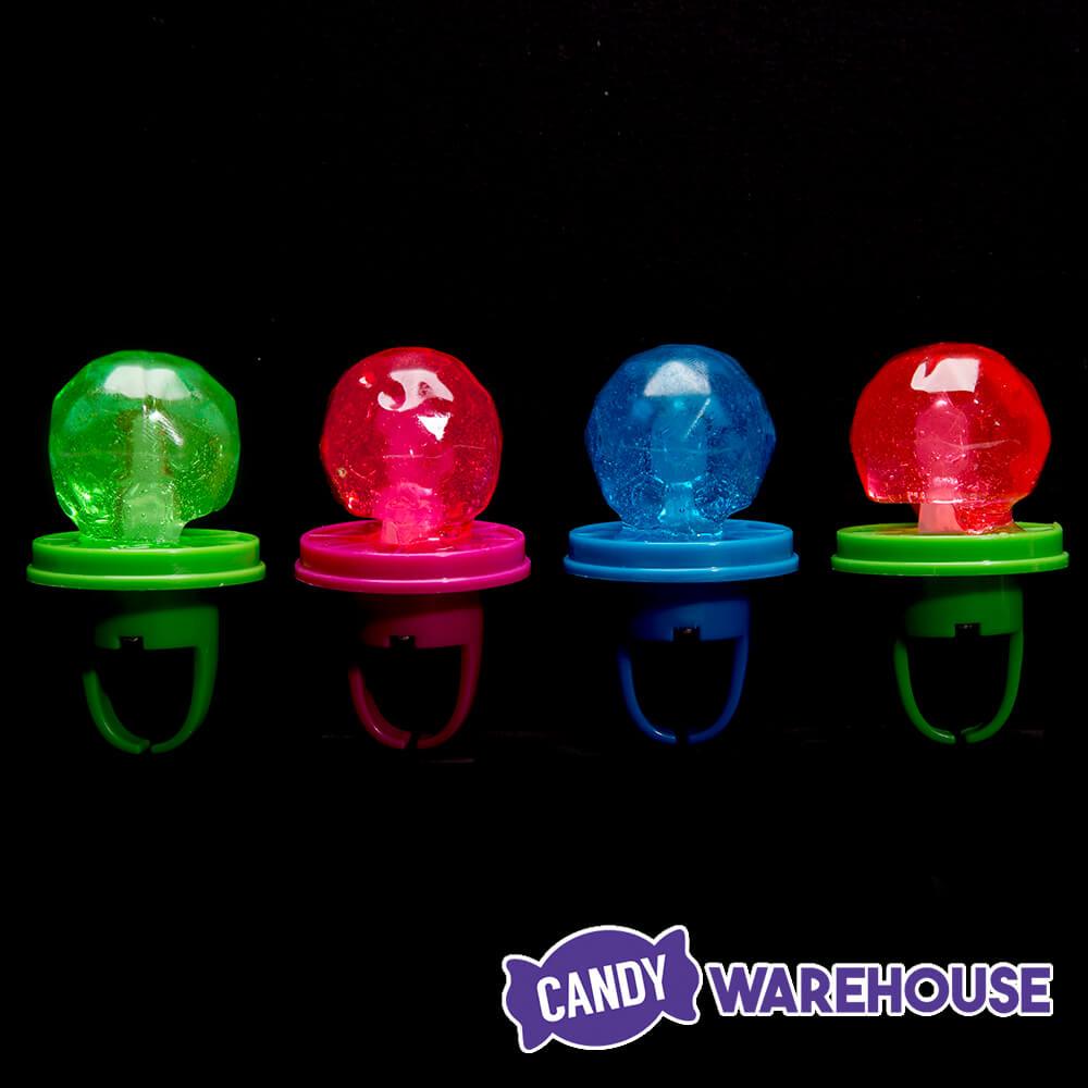 Flash Pop Candy Rings: 24-Piece Box - Candy Warehouse