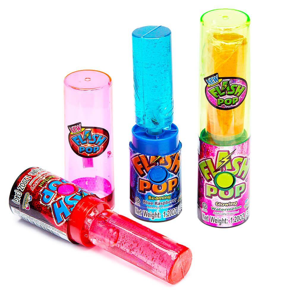 Flash Pop Light-Up Lollipops: 12-Piece Box - Candy Warehouse