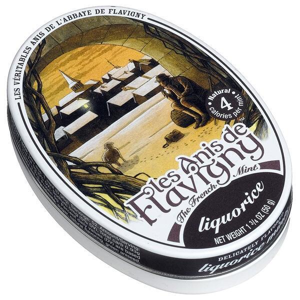 Flavigny Pastilles Candy Tins - Liquorice: 8-Piece Box - Candy Warehouse