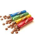 Flicks Chocolate Wafers Candy Tubes: 12-Piece Box