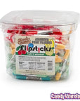 Flipsticks Nougat Taffy Candy - Assorted Flavors: 185-Piece Tub