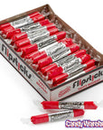 Flipsticks Nougat Taffy Candy - Cherry: 48-Piece Caddy - Candy Warehouse