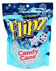 Flipz Candy Cane Peppermint Pretzels 7.5-Ounce Bag