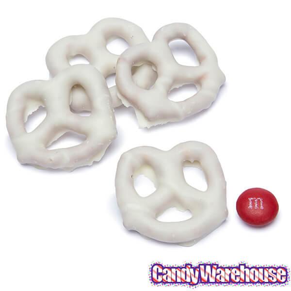 Flipz White Fudge Mini Pretzels: 7.5-Ounce Bag - Candy Warehouse