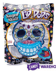 Flix Candy Day of the Dead Sweet Skull Lip Pops Candy Packs: 12-Piece Display - Candy Warehouse