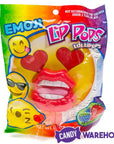 Flix Candy Emoji Lip Pops Candy Packs: 12-Piece Display - Candy Warehouse