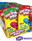 Flix Candy Mini Spinny Pops Fidget Spinner Lollipops on Rings: 12-Piece Box - Candy Warehouse