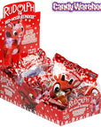 Flix Candy Rudolph the Red Nosed Reindeer Lip Pops Candy Packs: 12-Piece Display - Candy Warehouse