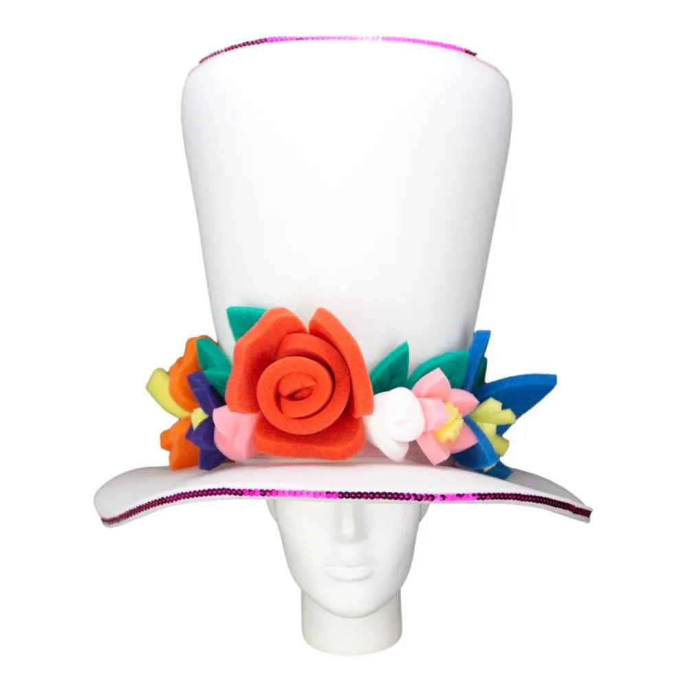 Varied Flowers Bride Hat