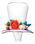 Varied Flowers Bride Hat