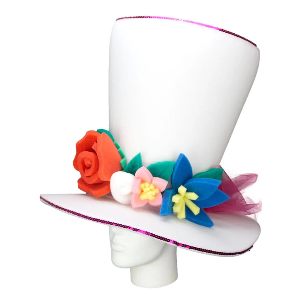 Varied Flowers Bride Hat