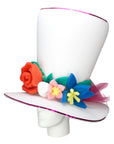 Varied Flowers Bride Hat