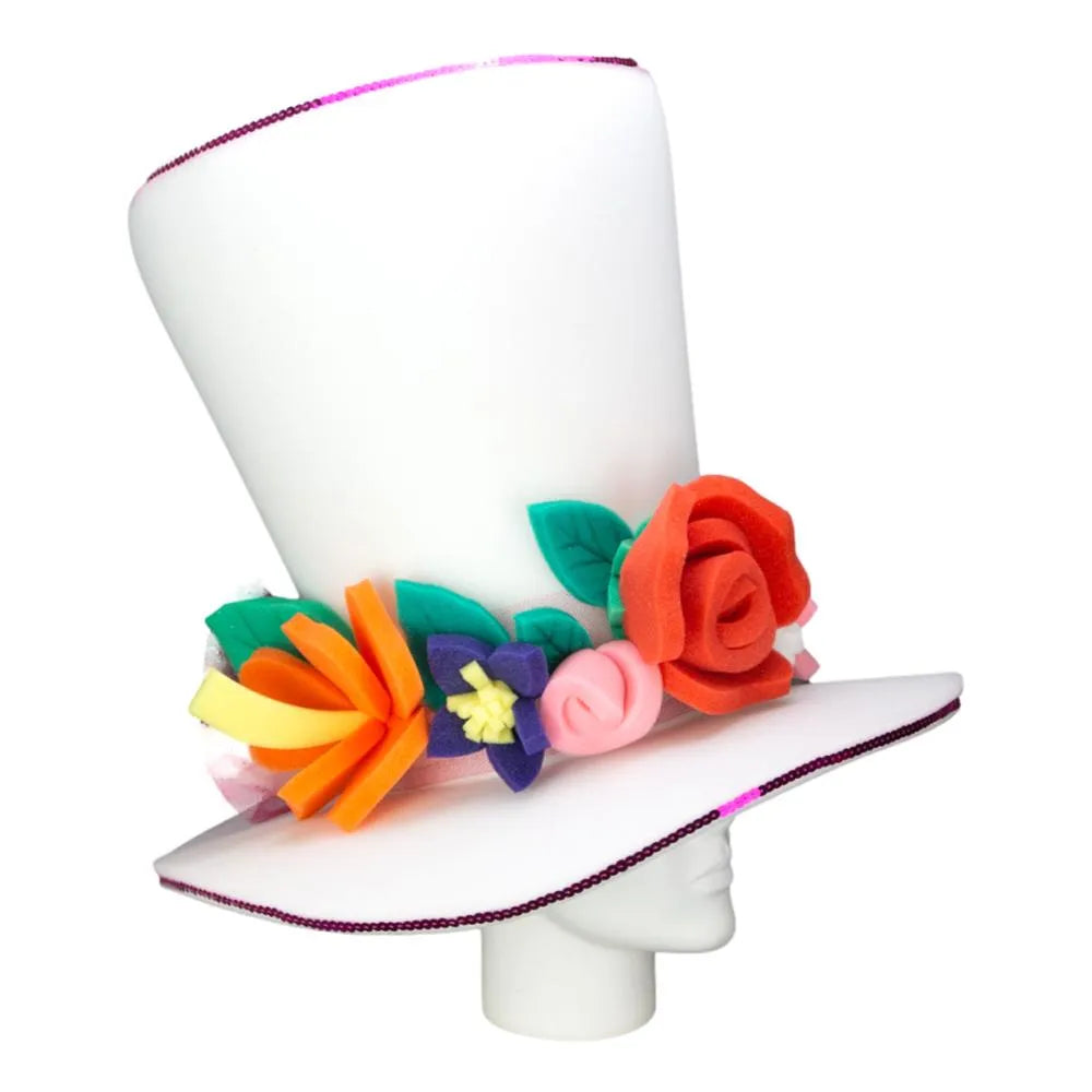 Varied Flowers Bride Hat