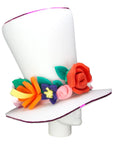 Varied Flowers Bride Hat