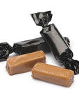 Foiled Caramel Candy - Black: 180-Piece Bag - Candy Warehouse