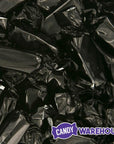 Foiled Caramel Candy - Black: 180-Piece Bag - Candy Warehouse