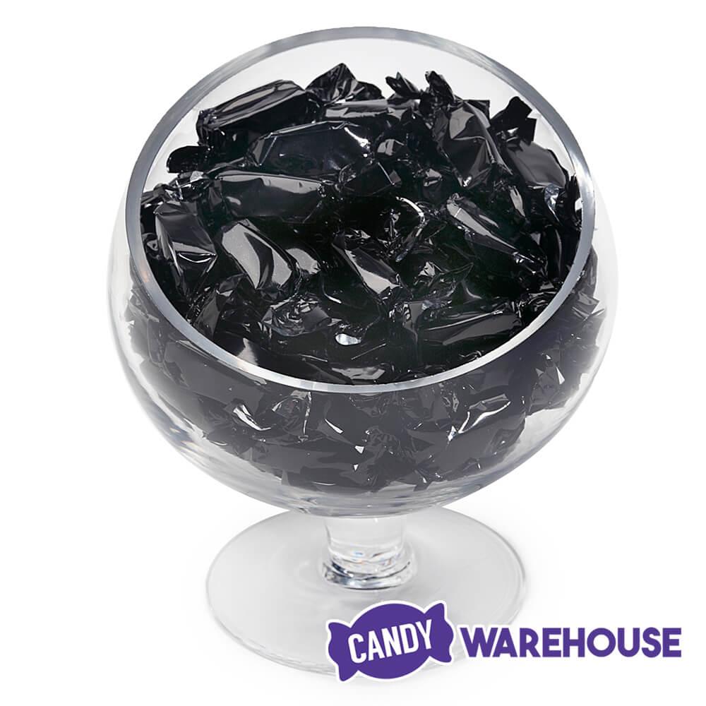 Foiled Caramel Candy - Black: 180-Piece Bag - Candy Warehouse