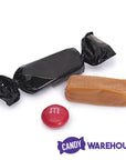 Foiled Caramel Candy - Black: 180-Piece Bag - Candy Warehouse