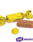 Foiled Caramel Candy - Gold: 180-Piece Bag - Candy Warehouse